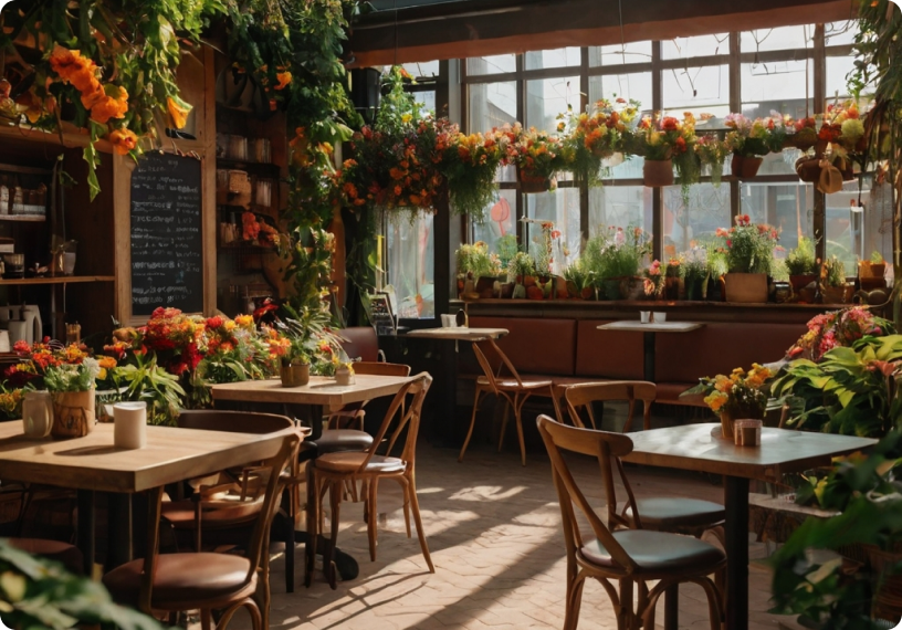 Кофейня с посадкой